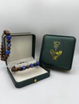 Bracelet Oud Qmari et pierres Lapis Lazuli accent doré